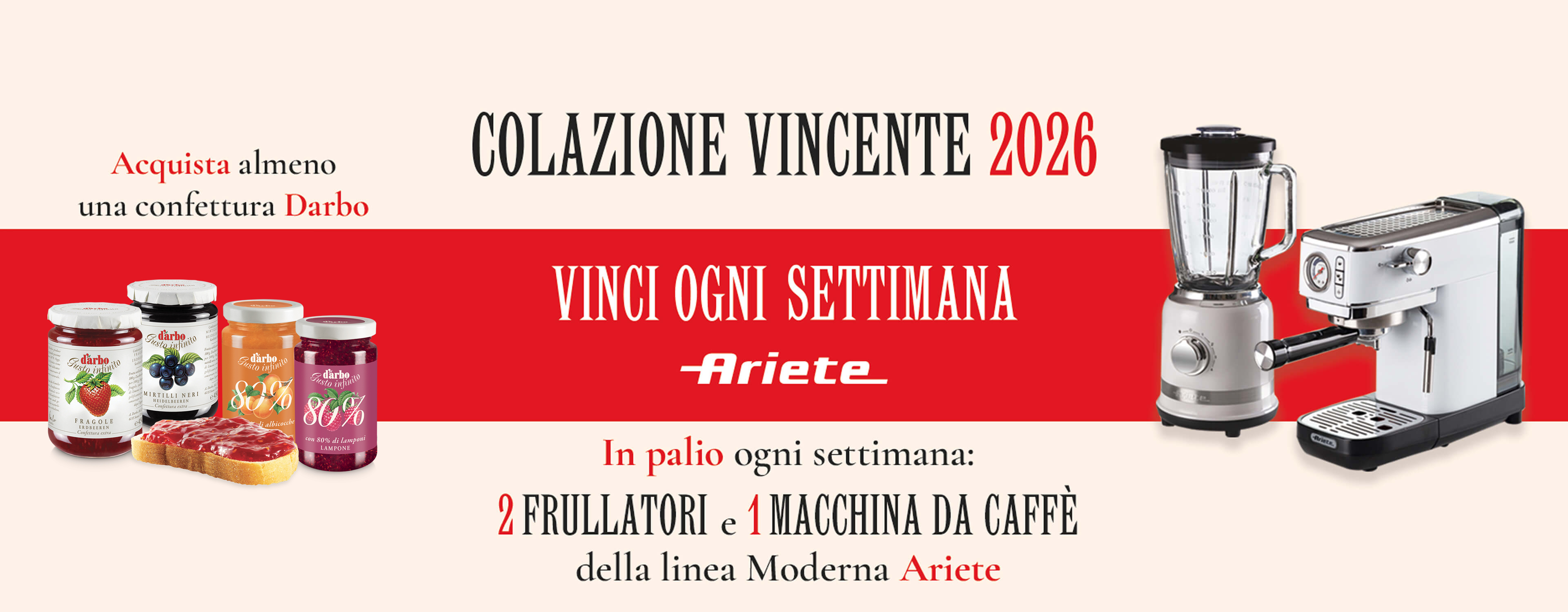 Colazione vincente 2026 Darbo